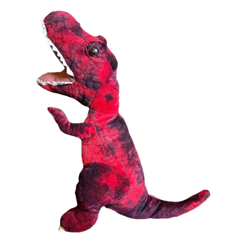 HugFun 24" T-REX Plush Red Tyrannosaurus Dinosaur Hug Fun Stuffed Style #255075